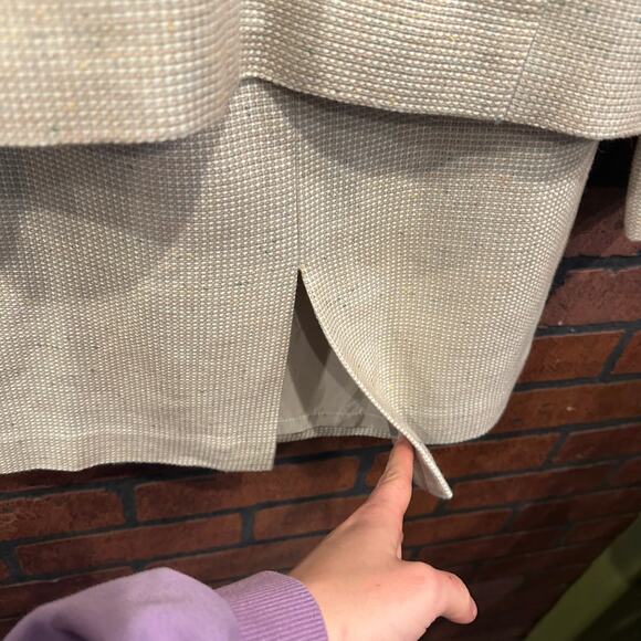 Vintage Amanda Smith Petites Tweed Skirt Suit NWT Size 4 Petite 4P Wool Blend - Picture 11 of 16